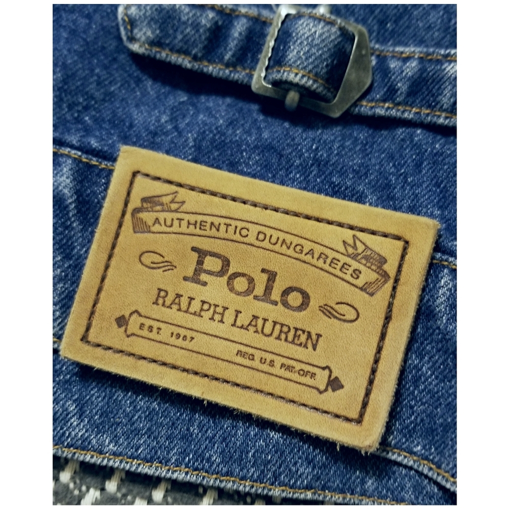 VINTAGE 90s POLO RALPH LAUREN WESTERN STYLEDENIM JACKET- WOMEN'S SIZE MEDIUM - Picture 12 of 13